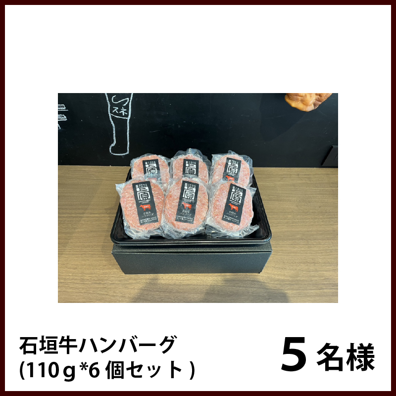 石垣牛ハンバーグ(110g*6個セット)
